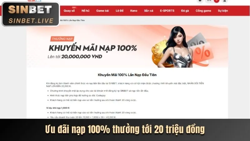 Ưu đãi chào mừng thành viên mới nohu77 khuyến mãi